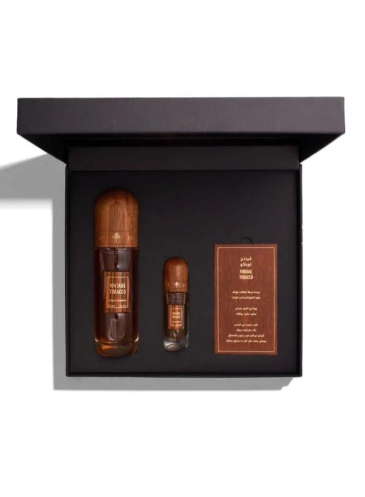 Vintage Tobacco + Perfume Case Gift Set
